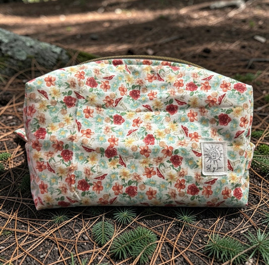 Wildflower Vanity | Large Essentials Bag