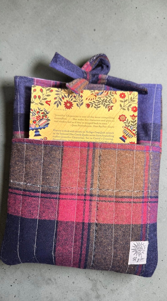 Meadows Sunset | Book Sleeve With Pouch & Tie