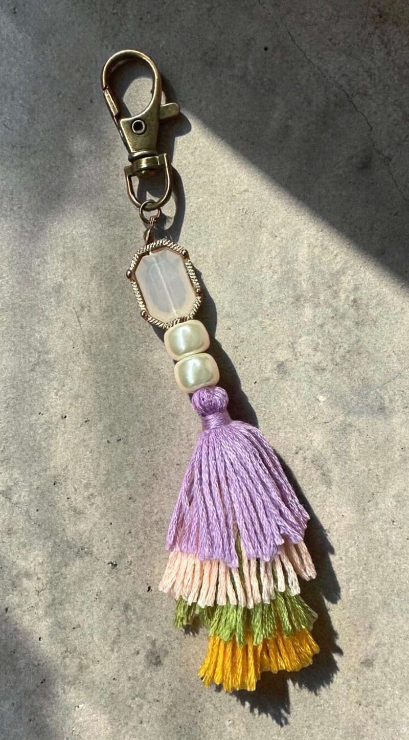 Flora Fringe | Keychain Charm