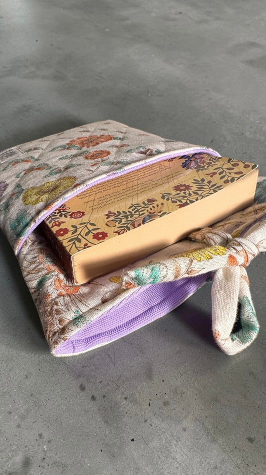 Bloom Nook | Book Sleeve With Pocket & Tie