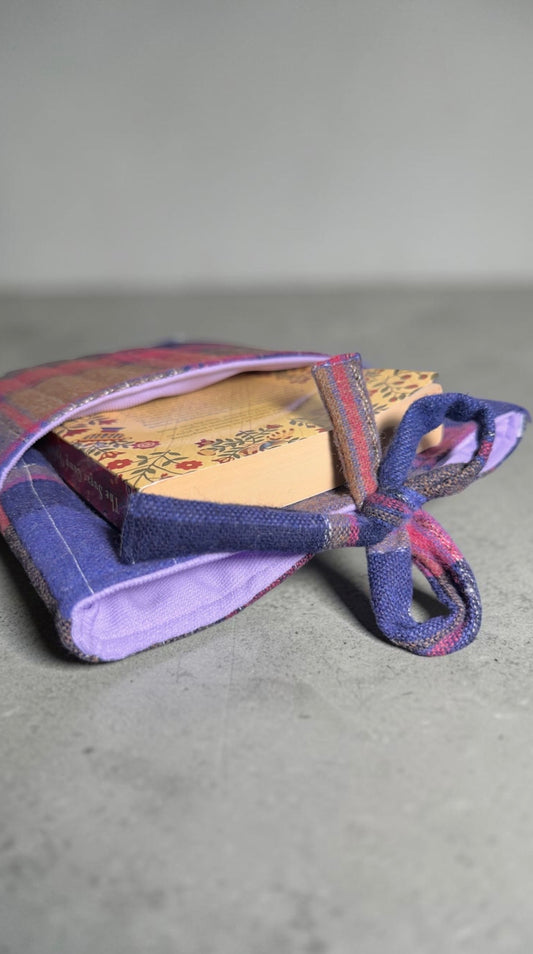 Meadows Sunset | Book Sleeve With Pouch & Tie