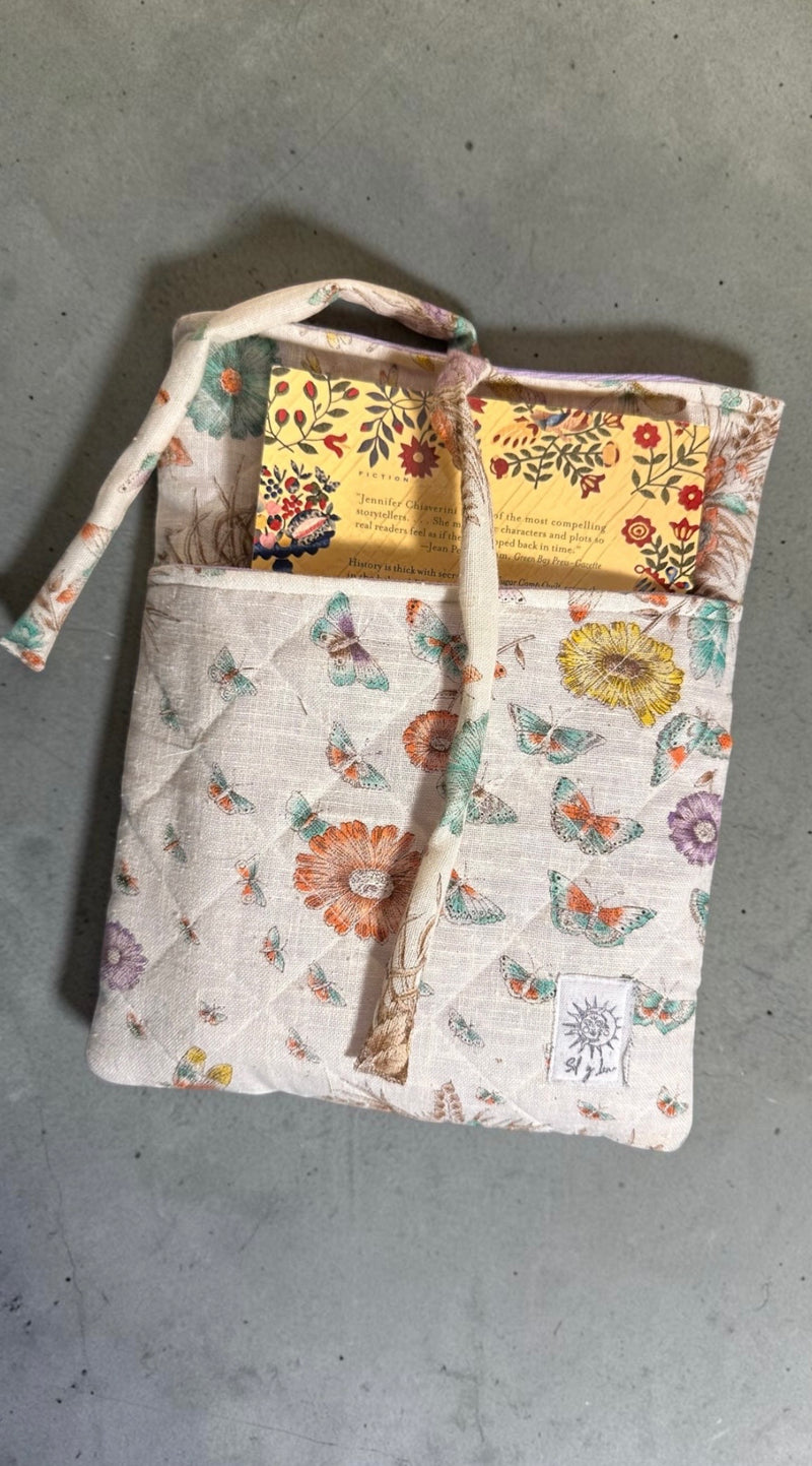 Bloom Nook | Book Sleeve With Pocket & Tie